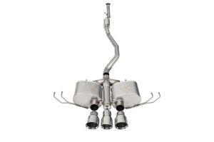 Honda Civic Type R Performance Exhaust - CORSA Performance - Cat Back Xtreme - Polished - `17-`21